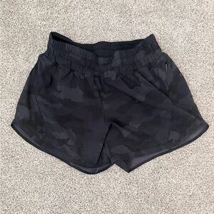 Lululemon - Women's Black Camo Shorts